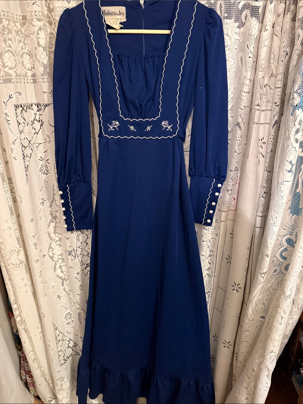 Vintage Mickey Jr of Calif. maxi dress 70’s - Picture 2 of 9